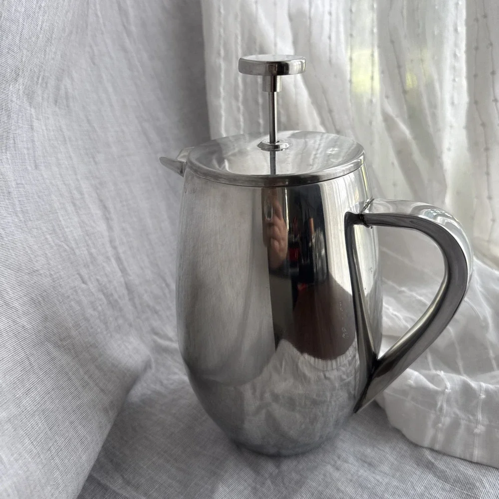 TAO Together As One Stainless Double Walled Stainless Steel French Press